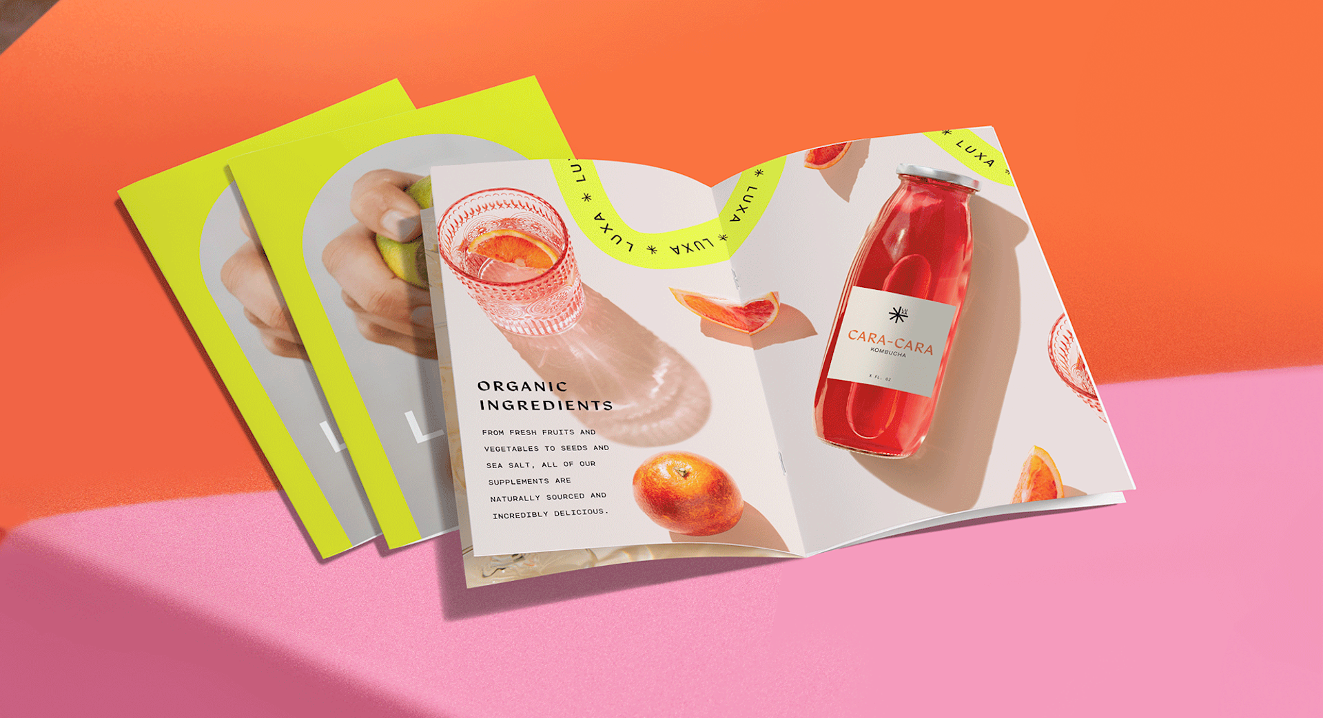 A group of the same self-care booklets open on different pages.