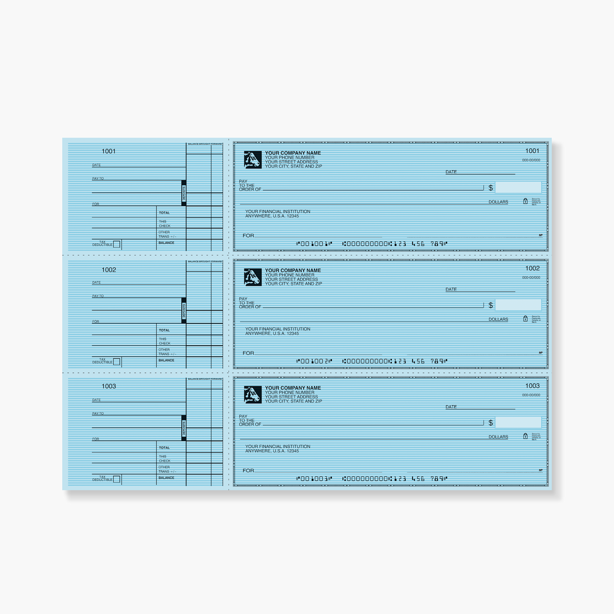3-To-A-Page Checks