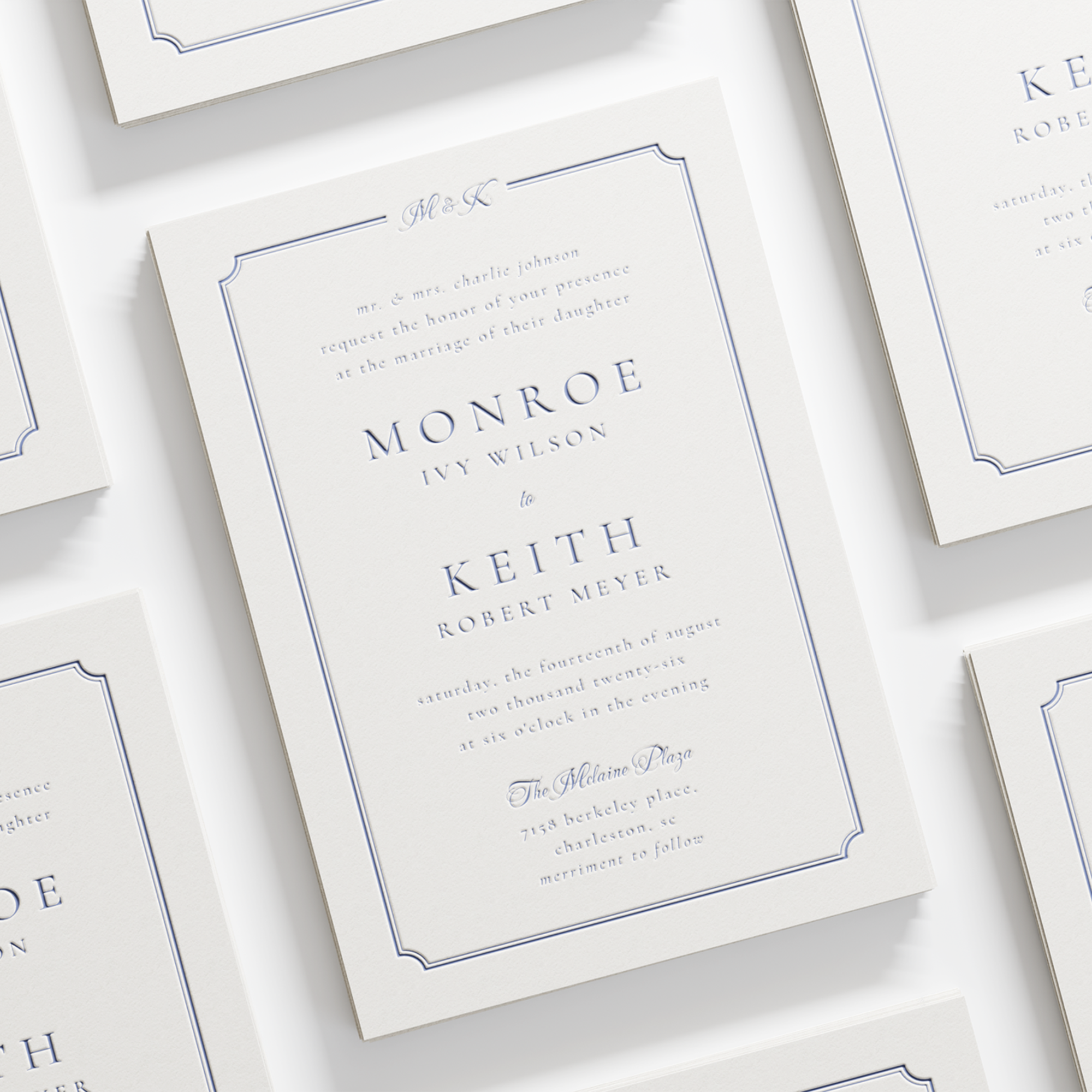Letterpress Wedding Invitations