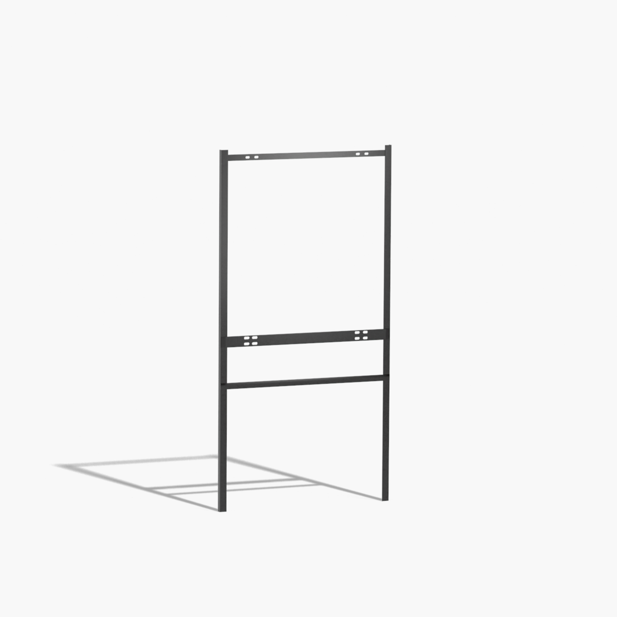Metal Sign Holder with 1 Rider