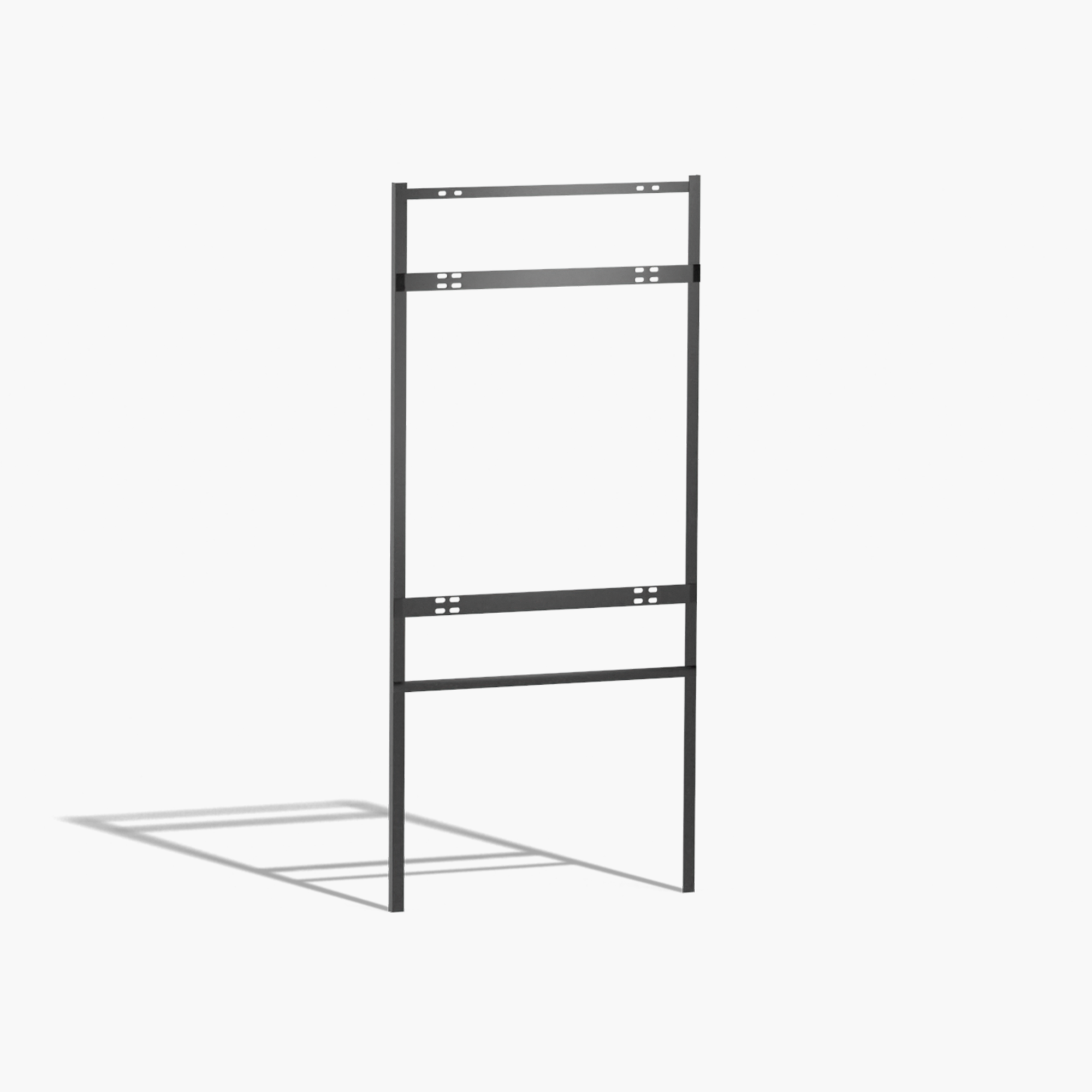 Metal Sign Holder with 2 Rider