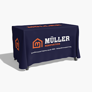 logo tablecloths for tradeshows and events
