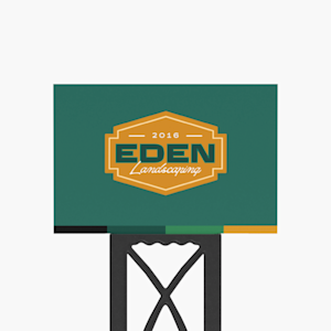 Yard sign printing