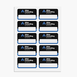 name tag stickers