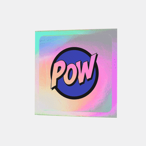 Personalised holographic stickers