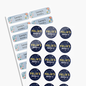 Name stickers 2024 for kids