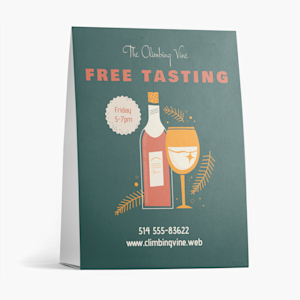 Table Tents Table Tent Card Printing VistaPrint CA