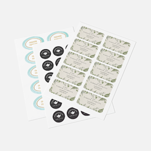 Custom Sticker Sheets printing VistaPrint AU