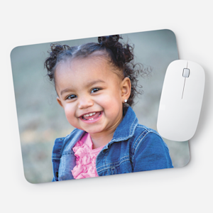 Mouse pad with photo