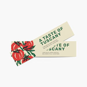 A collection of custom size cards in different shapes and sizes arranged side by side for a photo exhibition display.