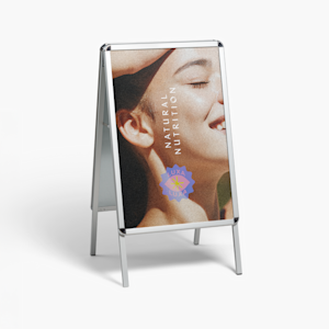 A-frame outdoor sign