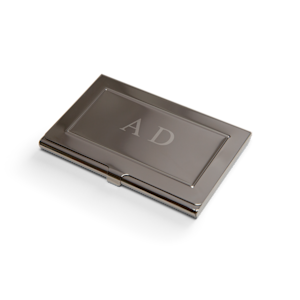 Engraved business card case deals
