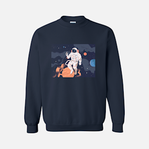 Promo SWEAT-SHIRT ZIPPÉ CAPUCHE HEAVY BLEND modèle Femme)