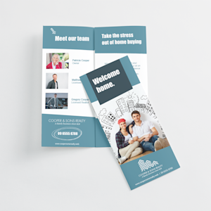 bi-fold brochure