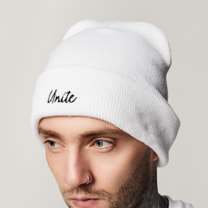 OFF ROUNDED BEANIE in black