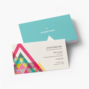 130lb White Linen Business Cards