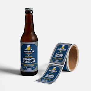 12 oz Beer Can Labels, Free Shipping