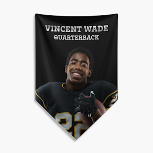 Custom pennant banners for football teams