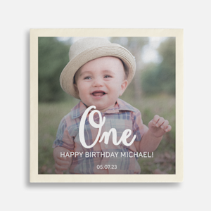 Baby deals napkin printed