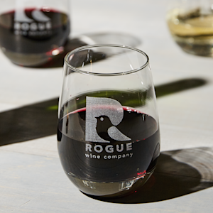 Square Silhouette Red Wine Glasses