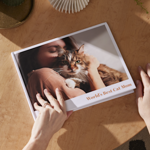 Large Postcard Album, Cover: Natural Linen