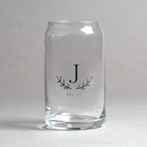 Etched Can Glasses