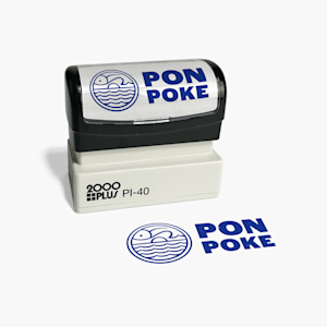 Personalized inked stamps from VistaPrint