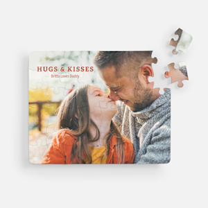 Personalised Valentines Day Gift Jigsaw Piece Couples Home