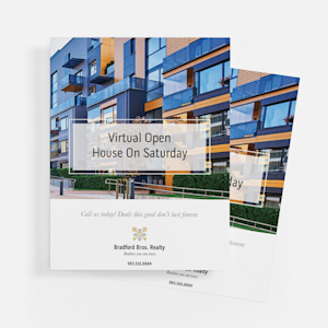 open house custom flyers