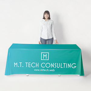 logo tablecloths for tradeshows and events