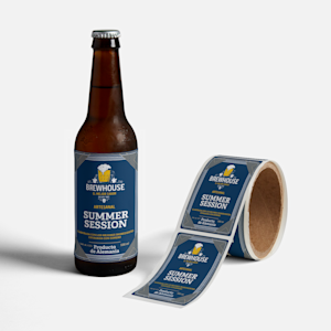 Etiquetas para cerveza personalizadas, Impresión de etiquetas para botellas latas cerveza | VistaPrint