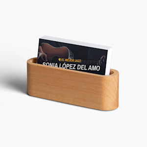 Tarjeteros de madera VistaPrint