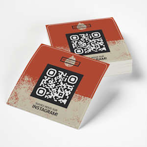 Autocollants QR Code à Lien Modifiable - Lot De 5 Stickers Blancs 6x6 Cm, Pour Intérieur/extérieur - 12