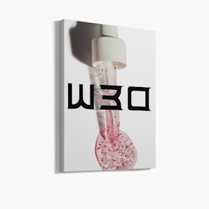 Cadre en tissu tendu pancarte professionnelle pour salon