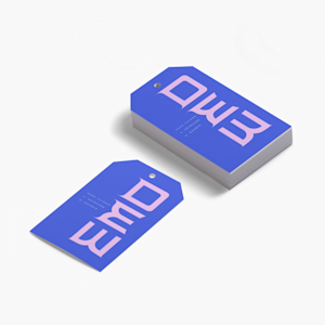 Etiquetas de pendurar