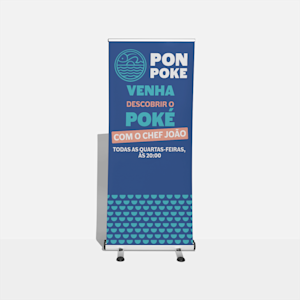 Lonas publicitárias impressas para utilização no exterior