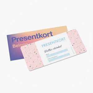 presentkupongdesign