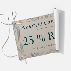 Specialdesignade banderoller i vinyl