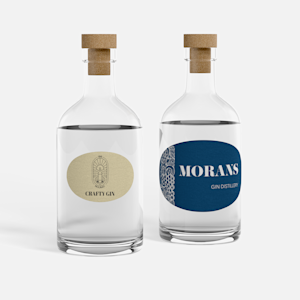 custom gin bottle labels