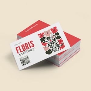 Matte business card