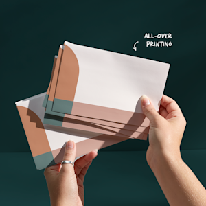 Custom colour envelopes