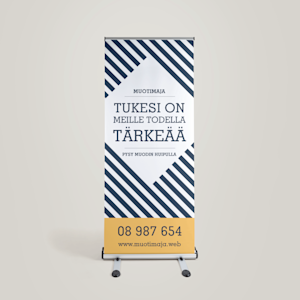Painetut banderollit ulkokäyttöön