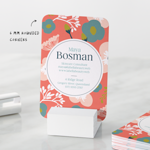 Rounded business cards
