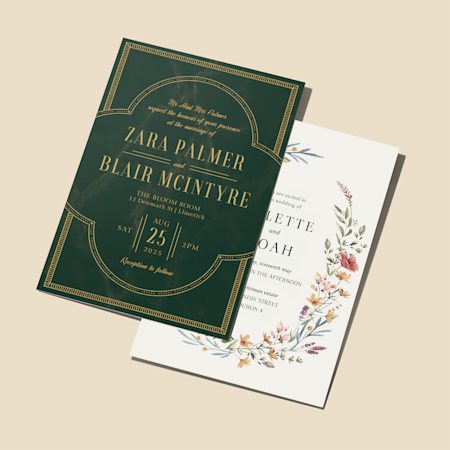 Custom invitation cards discount