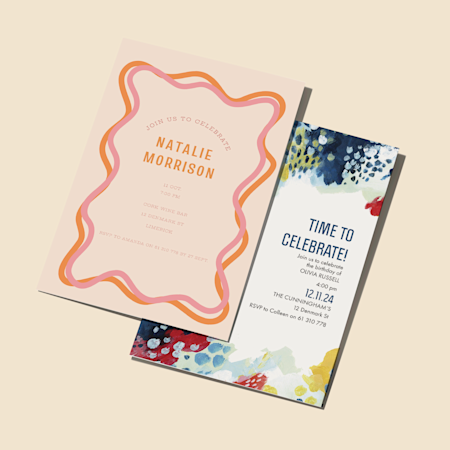 Custom made invitation cards sale