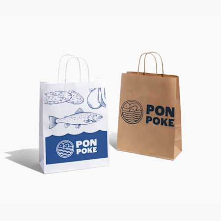 Custom retail bags discount