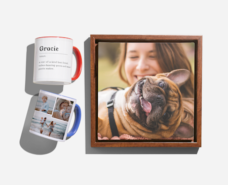 Mukautetut lahjat ja valokuvatuotteet