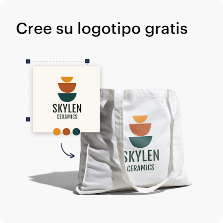 LOGOTIPOS PERSONALIZADOS Cree su logotipo gratis Una bolsa de tela con logotipo personalizado.