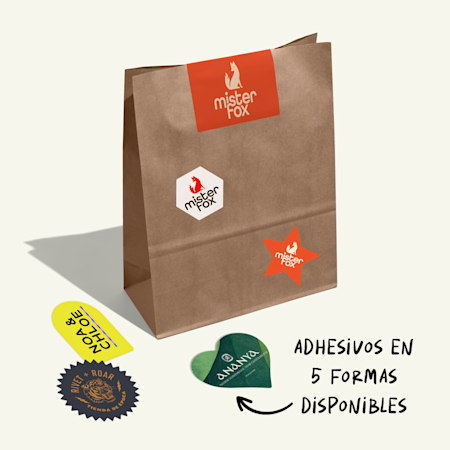 Adhesivos en 5 formas disponibles