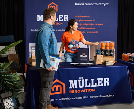 Ratkaisuja premium-messukojuille